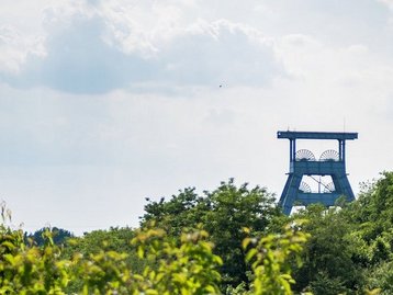 Haus Aden in Bergkamen mit umgebenden Bäumen – Beispiel für verfügbares Baugebiet in der Region für den Hausbau.
